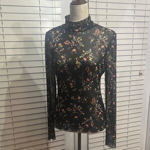 AFRM Floral Mesh Top